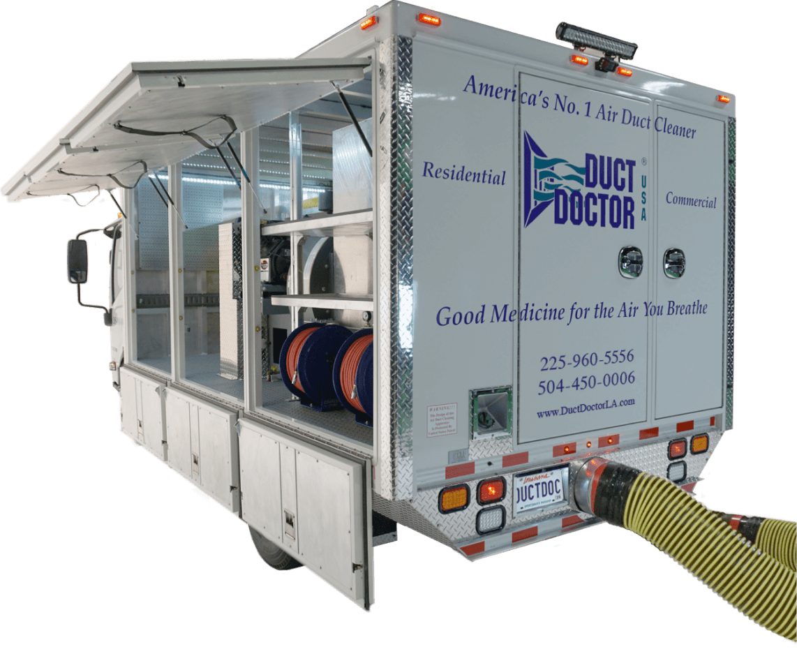 Air Duct and Dryer Vent Cleaning Truck